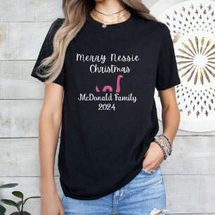 Camiseta Nessie personalizável, camisa da Escócia