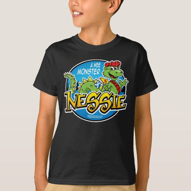 Camiseta Nessie: Um monstro pequenino (Frente)