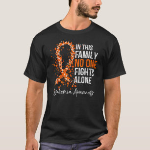 Camiseta Nesta Família N O Ne Fi Ganha Uma Leucemia Solitár