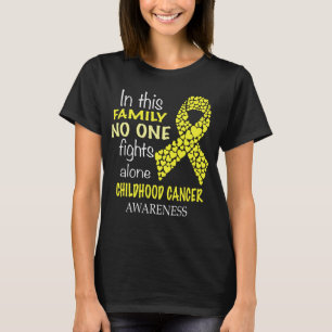 Camiseta nesta família ninguém luta contra o cancer da in