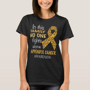 Camiseta nesta família ninguém luta contra o cancer de ap