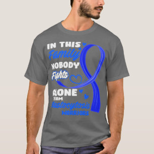 Camiseta Nesta Família Ninguém Luta Sozinha Com Mastocitos
