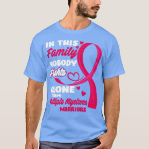 Camiseta Nesta Família Ninguém Luta Sozinha Com Múltiplos M