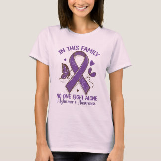 Camiseta Nesta Família Ninguém Luta Sozinho Alzheimer