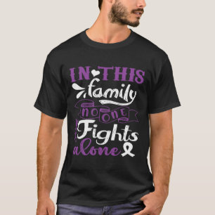 Camiseta Nesta Família Ninguém Luta Sozinho Com O Cance Pan