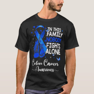 Camiseta Nesta família ninguém luta sozinho com o Colon Can