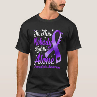 Camiseta Nesta Família Ninguém Luta Sozinho Conscientização