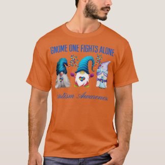 Camiseta Nesta família ninguém luta sozinho contra o autism