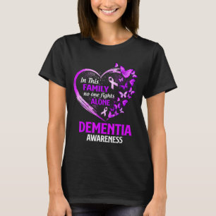 Camiseta nesta Família Ninguém Luta Sozinho Demência