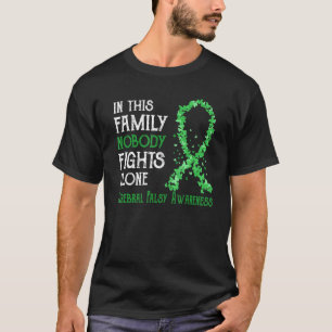 Camiseta Nesta Família Ninguém Luta Sozinho Pela Paralisia