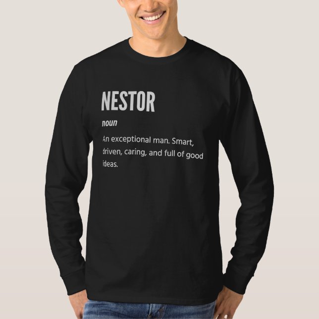 Camiseta Nestor é um homem excepcional (Frente)
