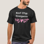 Camiseta Net Stop Honeymoon Festa de casamento Marido e Esp<br><div class="desc">Interrupção na Internet,  Festa de casamento de lua de mel,  marido e mulher.</div>