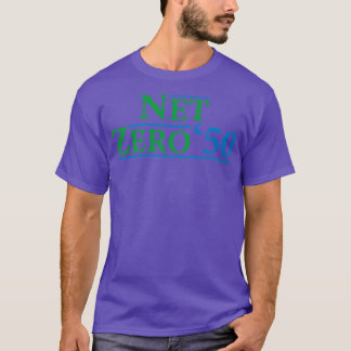 Camiseta Net Zero 2050 Climate Change Carbon Emissions Redu
