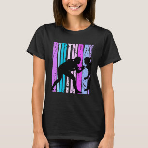 Camiseta Neta de Lutas de Meninas Azuis Lutadora Mulheres