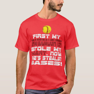 Camiseta neta de softball para avós de softball