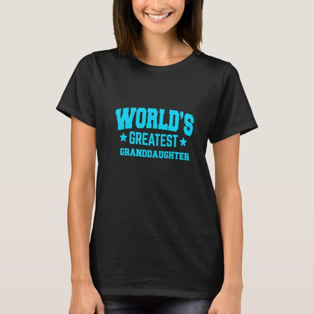 Camiseta Neta Melhor do Mundo Azul   (Frente)