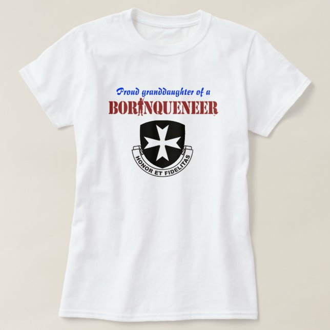Camiseta Neta - t-shirt de Borinqueneer (Frente do Design)