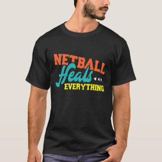 Camiseta Netball Cabeça Tudo