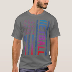 Camiseta Netball de Sinalizador de Gradação