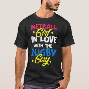 Camiseta Netball Girl Apaixonada Pelo Rugby