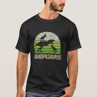 Camiseta neto engraçado do vovô dinossauro Homens Dão-lhe p