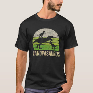 Camiseta neto engraçado do vovô dinossauro Homens Dão-lhe p