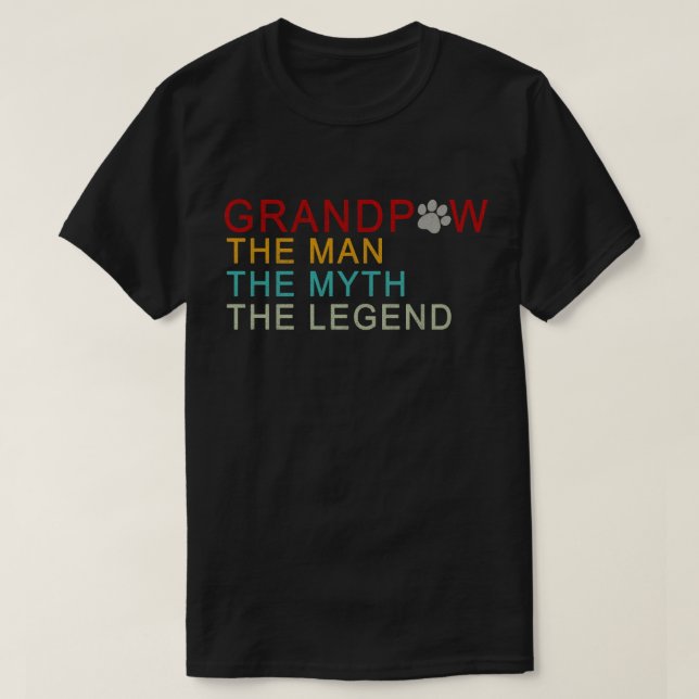 Camiseta neto o homem mito a lenda (Frente do Design)