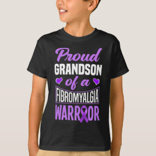 Camiseta Neto Orgulhoso De Um Guerreiro De Fibromialgia 1
