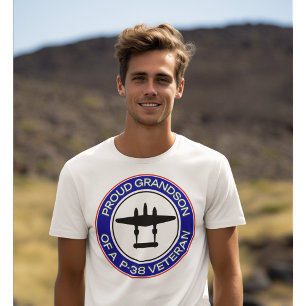 Camiseta Neto Orgulhoso de um Veterano do P-38