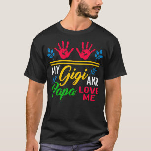 Camiseta Netos Camisa, Minha Gigi E Papai Me Ama Bonita