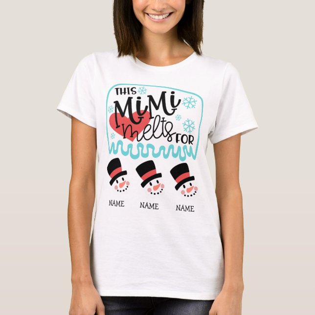 Camiseta Netos de Neve de Mimi (Frente)