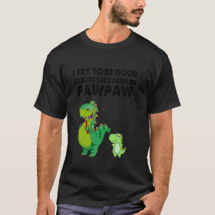 Camiseta Netos Engraçados, Tento Ser Bom Mas Eu Pego Depois