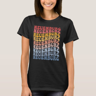 Camiseta Neuenburg City Groovy Retro