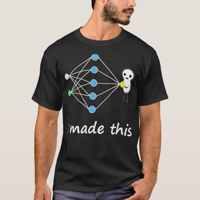 Camiseta Neural Network Machine Learning  (Frente)
