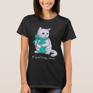 Camiseta Neuralgia Trigeminal Sensibilização Mês Faixa Teal