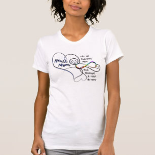Camiseta Neuro Mãe Mais Au-some Do Que Normal