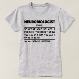 Camiseta Neurobiólogo Noun Neurologia Enfermando Professor
