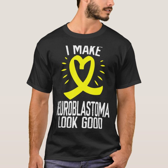 Camiseta Neuroblastoma Sensibilização Faz Nb Parecer Bom Am (Frente)