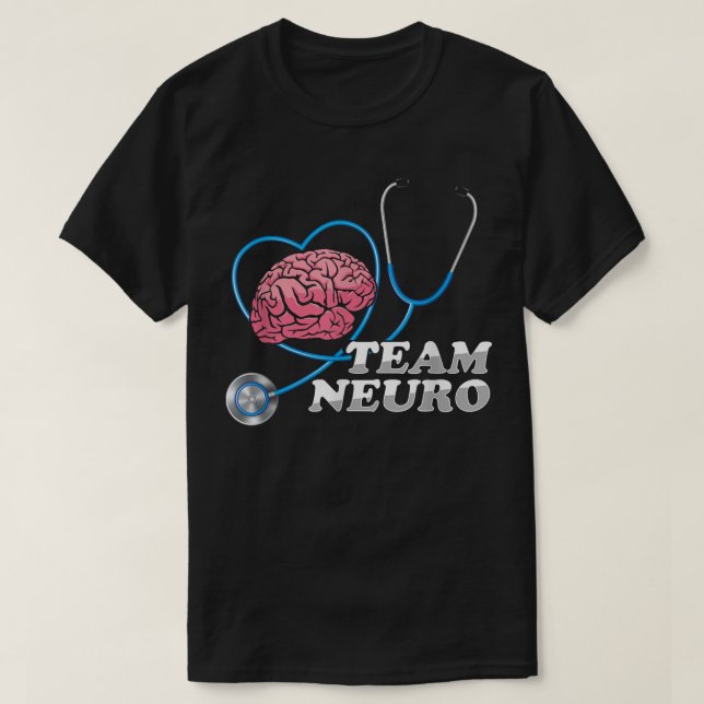 Camiseta Neurocirurgião Equipe Neurocirurgião Neurologia Br (Frente do Design)