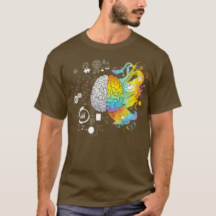 Camiseta Neurocirurgião Neurologista cerebral colorido Surt