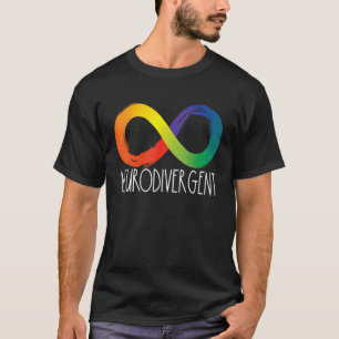 Camiseta Neurodivergência Símbolo Infinito Espectro Autismo