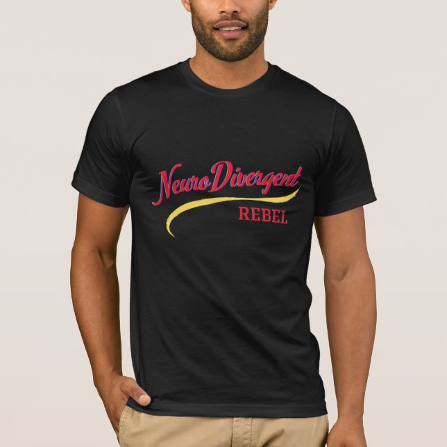 Camiseta NeuroDivergent Rebel Shirt (Frente)