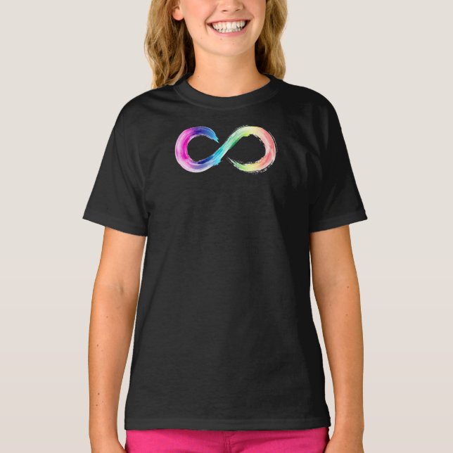 Camiseta Neurodiversidade Arco-íris (Frente)
