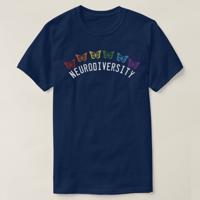 Camiseta Neurodiversidade Autismo Sensibilização Dispraxia  (Frente do Design)