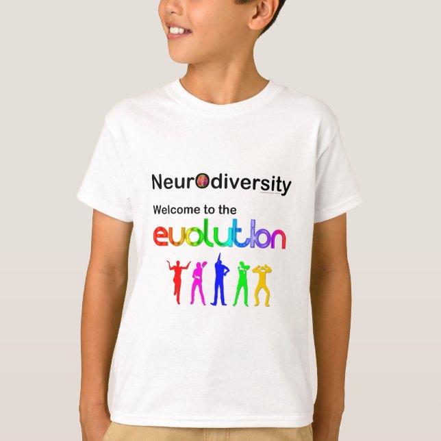 Camiseta Neurodiversidade Bem-vindo à Evolução (Frente)