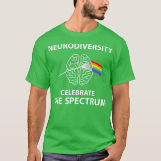 Camiseta Neurodiversidade Celebra a Rai Autista do Espectro