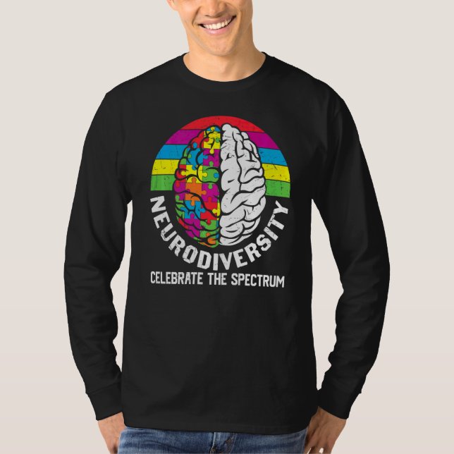 Camiseta Neurodiversidade Celebra o Espectro (Frente)