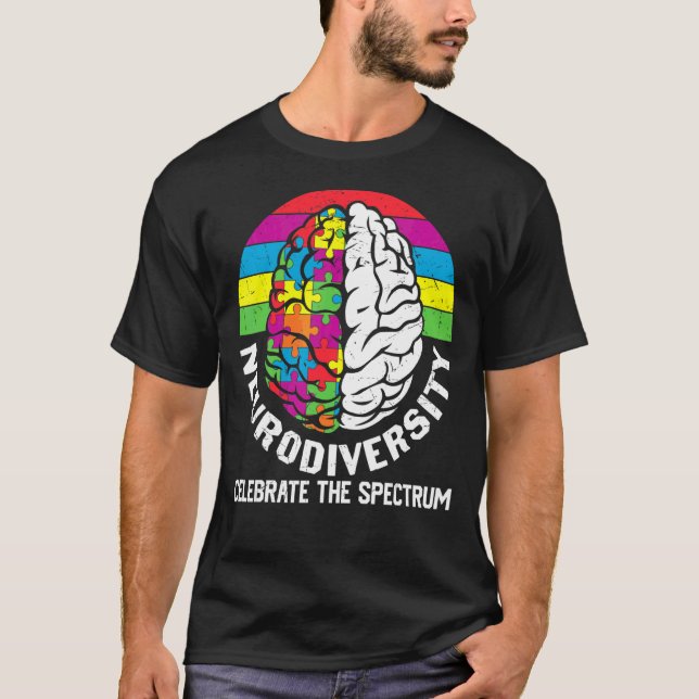 Camiseta Neurodiversidade Celebra o Espectro (Frente)