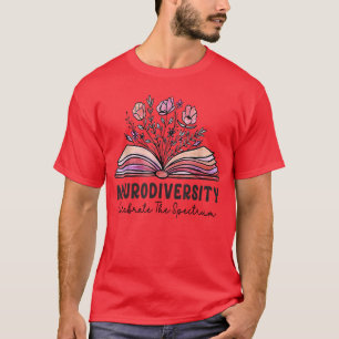Camiseta Neurodiversidade celebra o espectro Cérebro Autism
