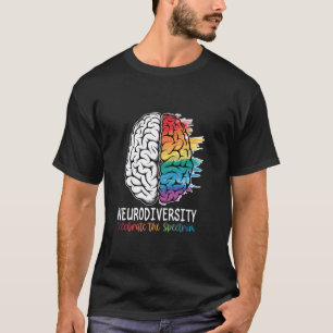 Camiseta Neurodiversidade Celebre O Espectro Autismo Cérebr